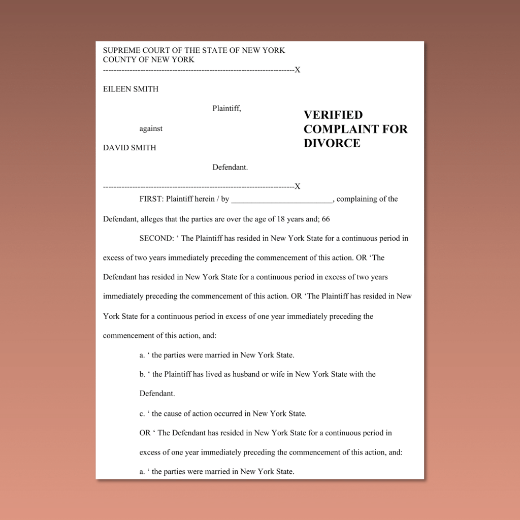 NY Divorce & Matrimonial Lawyer