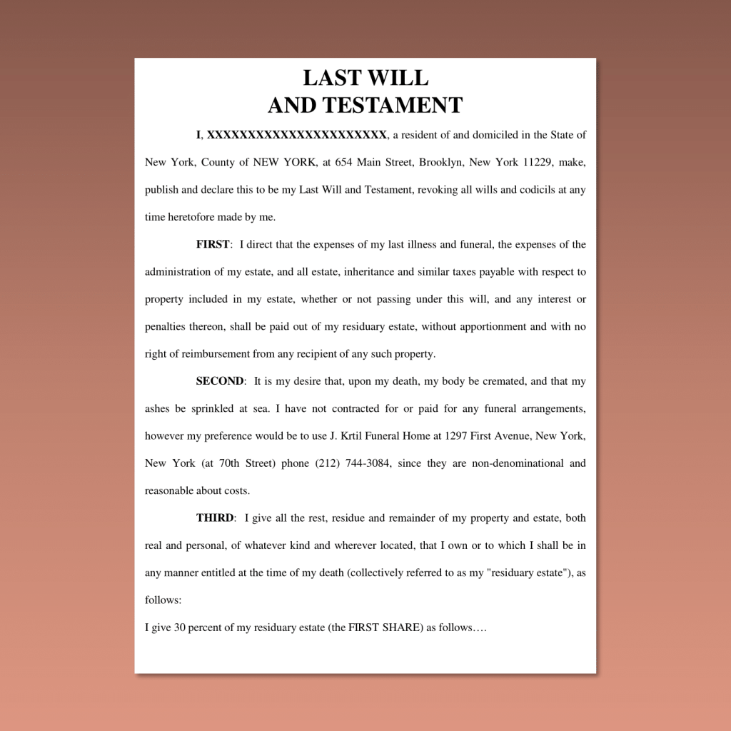 Wills Trusts and Estates Lawyer in New York